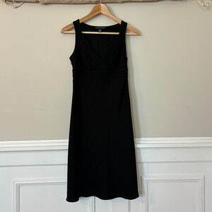 Banana Republic Black Dress Stripe Detail Size 2 Petite